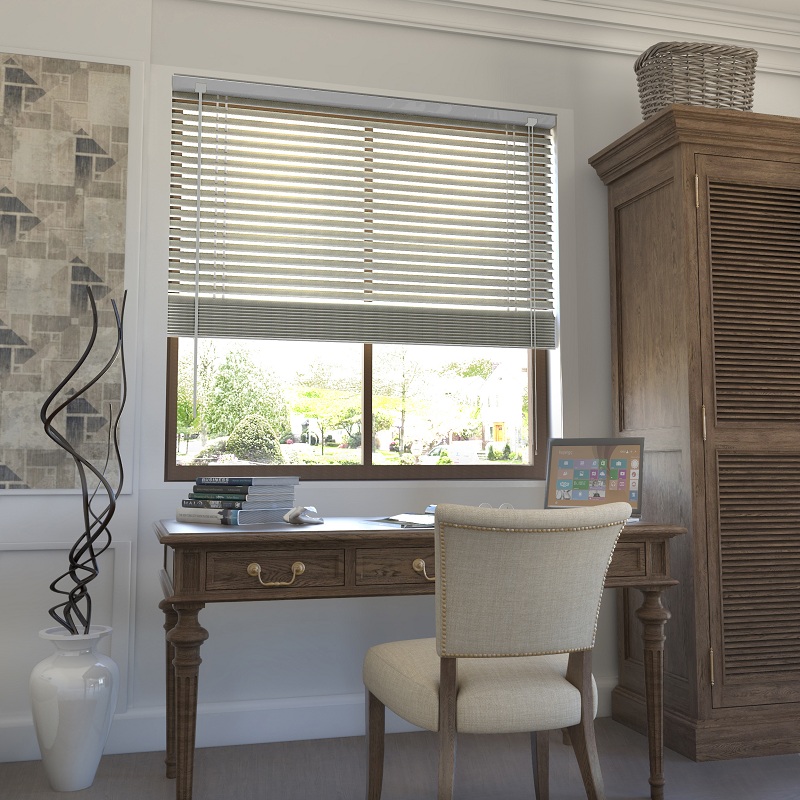 Gri ferforje jaluzi perde görselleri